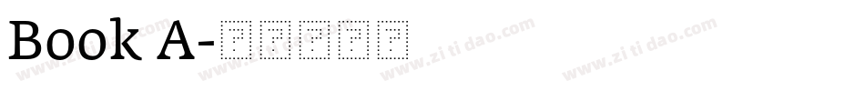 Book A字体转换